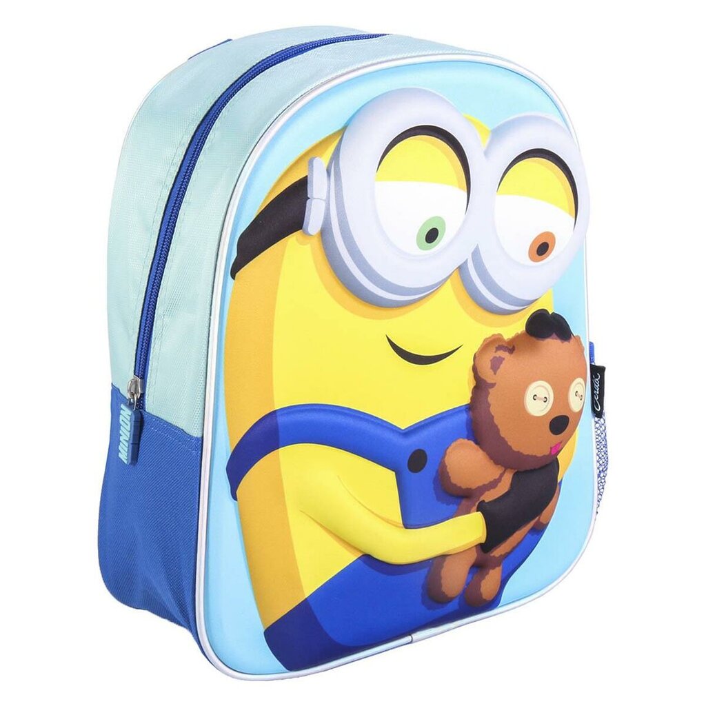 Vaikiškas krepšys Minions Mėlyna (25 x 31 x 10 cm) цена и информация | Kuprinės mokyklai, sportiniai maišeliai | pigu.lt