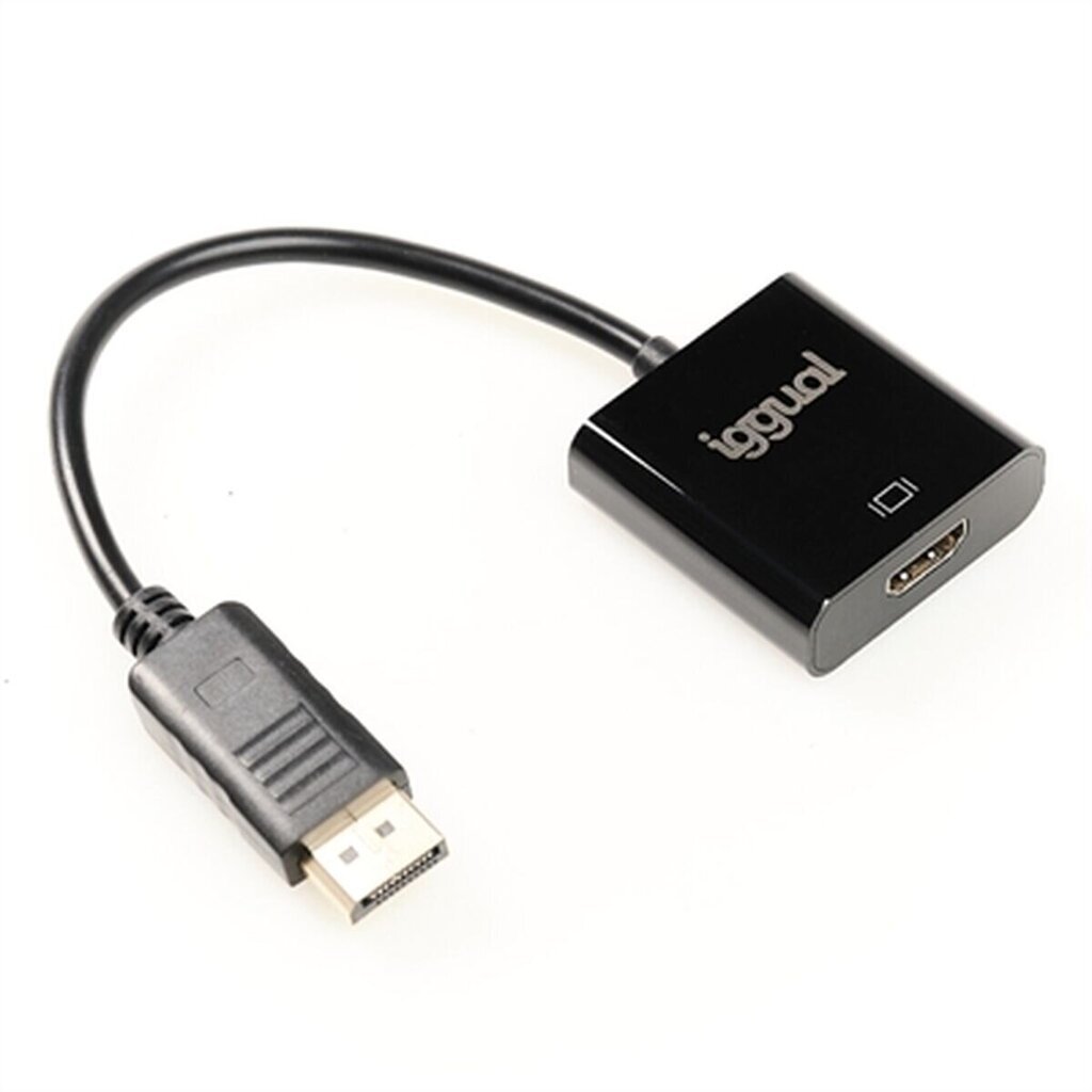 Iggual IGG318041, DP/HDMI, 0.25 m kaina ir informacija | Adapteriai, USB šakotuvai | pigu.lt