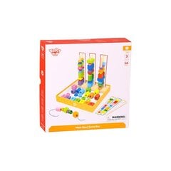 Деревянный пазл с формами и цветами - Tooky Toy цена и информация | Игрушки для малышей | pigu.lt