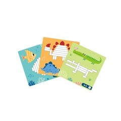 Деревянные магнитные блоки - Tooky Toy цена и информация | Игрушки для малышей | pigu.lt