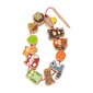 Medinės kaladėlės - Miško gyvūnai, 13 elementų kaina ir informacija | Žaislai kūdikiams | pigu.lt