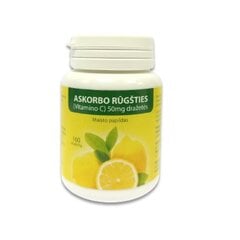 Askorbo rūgšties (Vitamino C) 50mg dražetės цена и информация | Витамины, пищевые добавки, препараты для хорошего самочувствия | pigu.lt