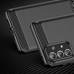 Hurtel Carbon Case skirtas Samsung Galaxy A73, juodas kaina ir informacija | Telefono dėklai | pigu.lt