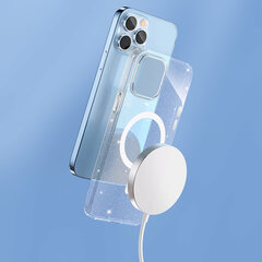 Kingxbar PQY Magnetic Case skirtas iPhone 13 Pro, baltas kaina ir informacija | Telefono dėklai | pigu.lt
