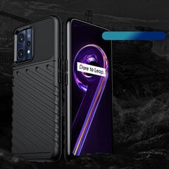 Чехол Hurtel для Realme 9 Pro + (9 Pro Plus), чёрный цена и информация | Чехлы для телефонов | pigu.lt