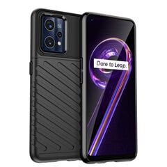 Чехол Hurtel для Realme 9 Pro + (9 Pro Plus), чёрный цена и информация | Чехлы для телефонов | pigu.lt