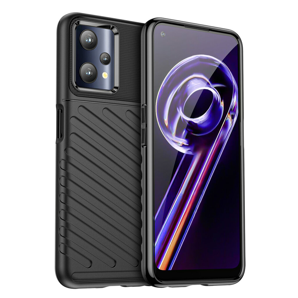 Hurtel Thunder Case skirtas Realme 9 Pro, juodas kaina ir informacija | Telefono dėklai | pigu.lt