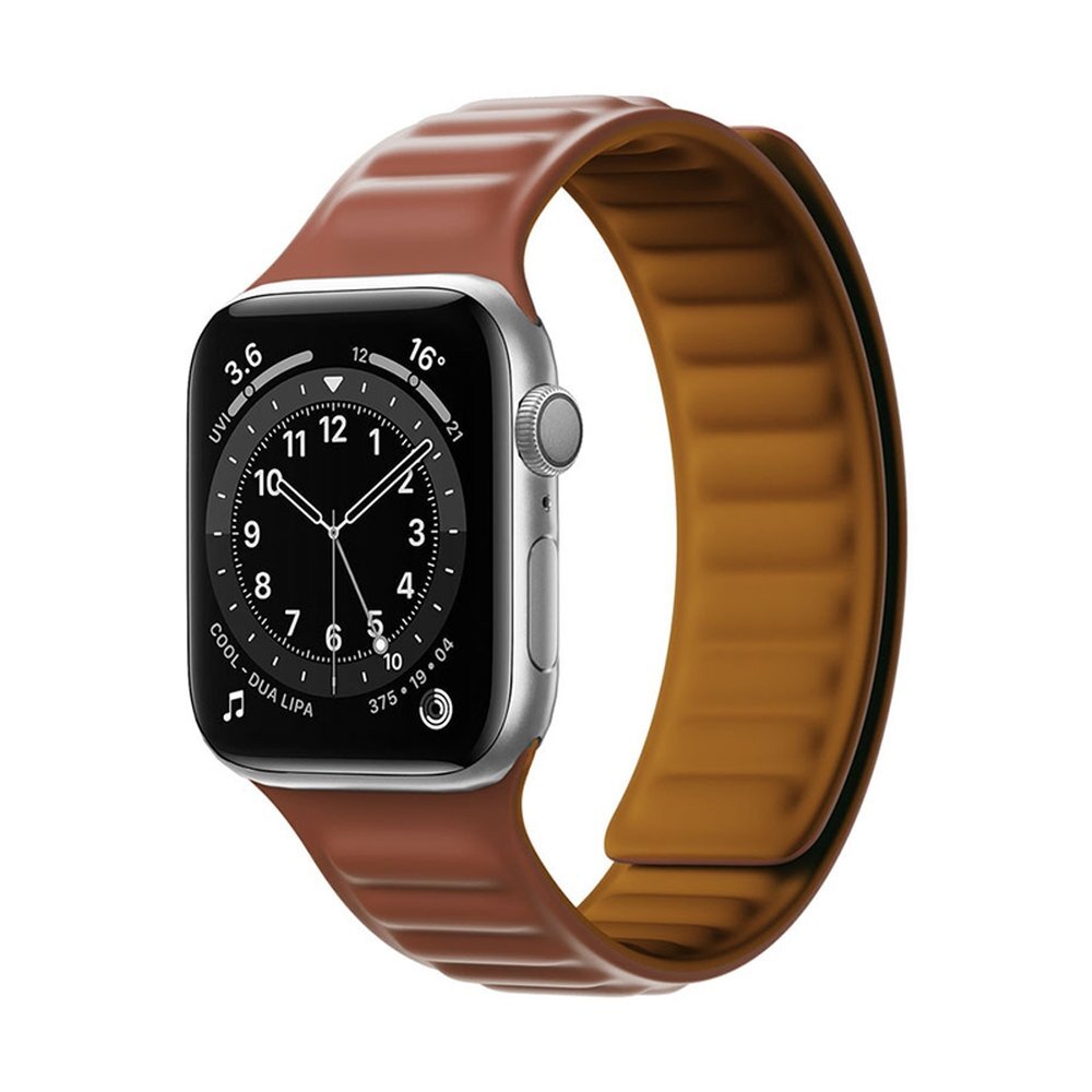 Magnetic Watch Strap Brown kaina ir informacija | Išmaniųjų laikrodžių ir apyrankių priedai | pigu.lt