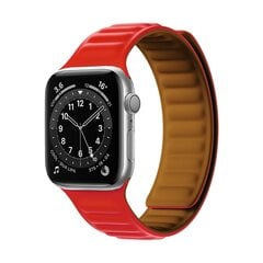 Magnetic Watch Strap Red kaina ir informacija | Išmaniųjų laikrodžių ir apyrankių priedai | pigu.lt