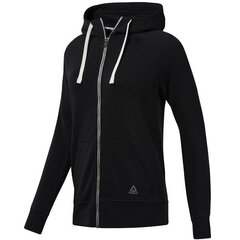 Džemperis moterims Reebok El Fl Full Zip BS4115, juodas kaina ir informacija | Džemperiai moterims | pigu.lt