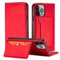 Hurtel Magnet Card Case skirtas iPhone 13 Pro, raudonas kaina ir informacija | Telefono dėklai | pigu.lt