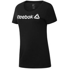 Marškinėliai moterims Reebok CF4455, juodi kaina ir informacija | Marškinėliai moterims | pigu.lt