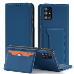 Hurtel Magnet Card Case skirtas Samsung Galaxy A13 5G, mėlynas kaina ir informacija | Telefono dėklai | pigu.lt