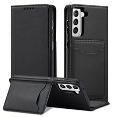 Чехол Hurtel Magnet Card для Samsung Galaxy S22, чёрный цена и информация | Чехлы для телефонов | pigu.lt