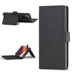 Hurtel Magnet Card Case skirtas Samsung Galaxy S22 Ultra, juodas kaina ir informacija | Telefono dėklai | pigu.lt