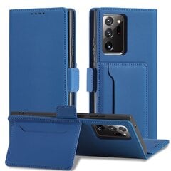 Hurtel Magnet Card Case skirtas Samsung Galaxy S22 Ultra, mėlynas цена и информация | Чехлы для телефонов | pigu.lt