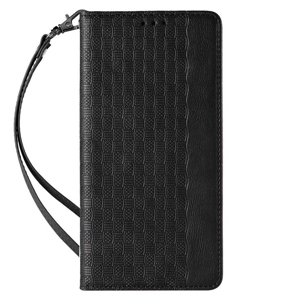 Hurtel Magnet Strap Case skirtas iPhone 12, juodas kaina ir informacija | Telefono dėklai | pigu.lt