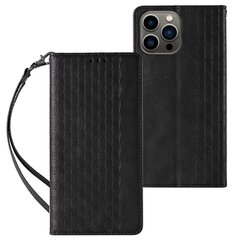 Hurtel Magnet Strap Case skirtas iPhone 12 Pro, juodas kaina ir informacija | Telefono dėklai | pigu.lt