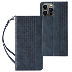 Hurtel Magnet Strap Case skirtas iPhone 12 Pro, mėlynas kaina ir informacija | Telefono dėklai | pigu.lt