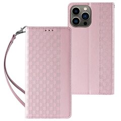 Hurtel Magnet Strap Case skirtas iPhone 12 Pro Max, rožinis kaina ir informacija | Telefono dėklai | pigu.lt