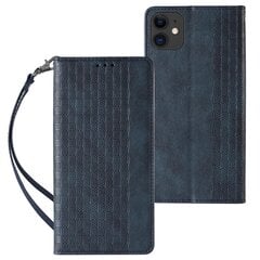 Hurtel Magnet Strap Case skirtas iPhone 13 mini, mėlynas kaina ir informacija | Telefono dėklai | pigu.lt