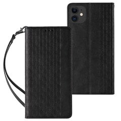 Чехол Hurtel Magnet Strap для iPhone 13, чёрный цена и информация | Чехлы для телефонов | pigu.lt