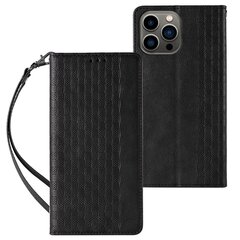 Hurtel Magnet Strap Case skirtas iPhone 13 Pro Max, juodas kaina ir informacija | Telefono dėklai | pigu.lt