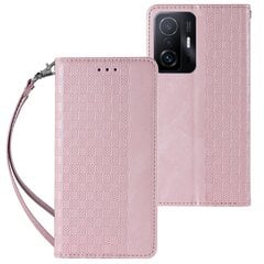 Чехол Hurtel Magnet Strap для Samsung Galaxy A12 5G, розовый цена и информация | Чехлы для телефонов | pigu.lt