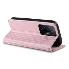 Hurtel Magnet Strap Case skirtas Samsung Galaxy A12 5G, rožinis kaina ir informacija | Telefono dėklai | pigu.lt