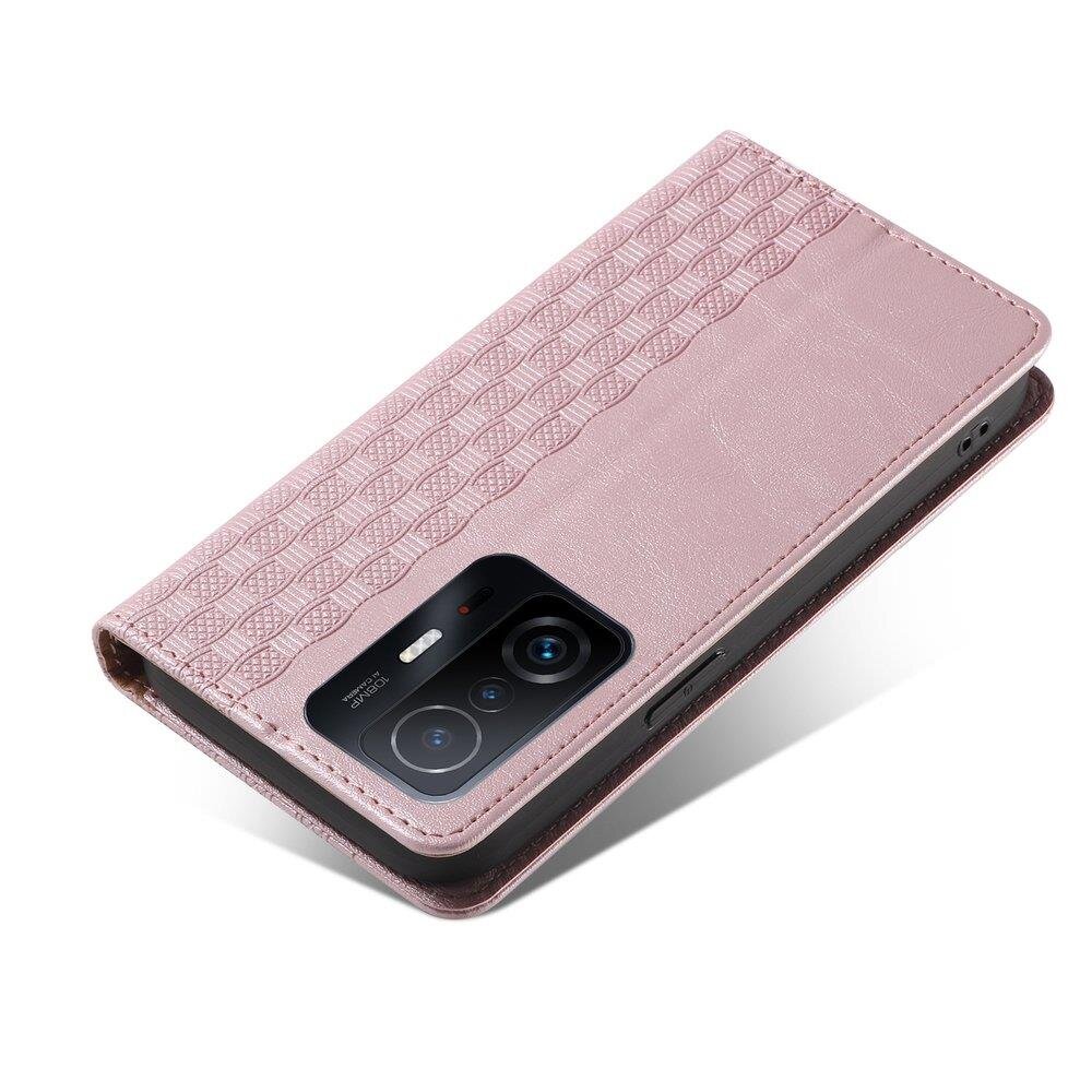 Hurtel Magnet Strap Case skirtas Xiaomi Redmi Note 11, rožinis kaina ir informacija | Telefono dėklai | pigu.lt