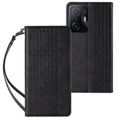 Hurtel Magnet Strap Case skirtas Xiaomi Redmi Note 11 Pro, juodas kaina ir informacija | Telefono dėklai | pigu.lt