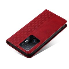 Hurtel Magnet Strap Case skirtas Xiaomi Redmi Note 11 Pro, raudonas kaina ir informacija | Telefono dėklai | pigu.lt