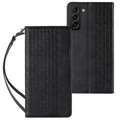 Чехол Hurtel Magnet Strap для Samsung Galaxy S22 + (S22 Plus), чёрный цена и информация | Чехлы для телефонов | pigu.lt