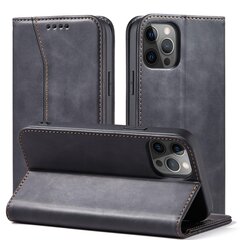 Hurtel Magnet Fancy Case skirtas iPhone 12 Pro Max, juodas kaina ir informacija | Telefono dėklai | pigu.lt