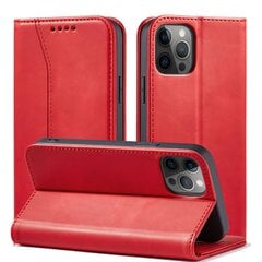 Hurtel Magnet Fancy Case skirtas iPhone 12 Pro Max, raudonas kaina ir informacija | Telefono dėklai | pigu.lt