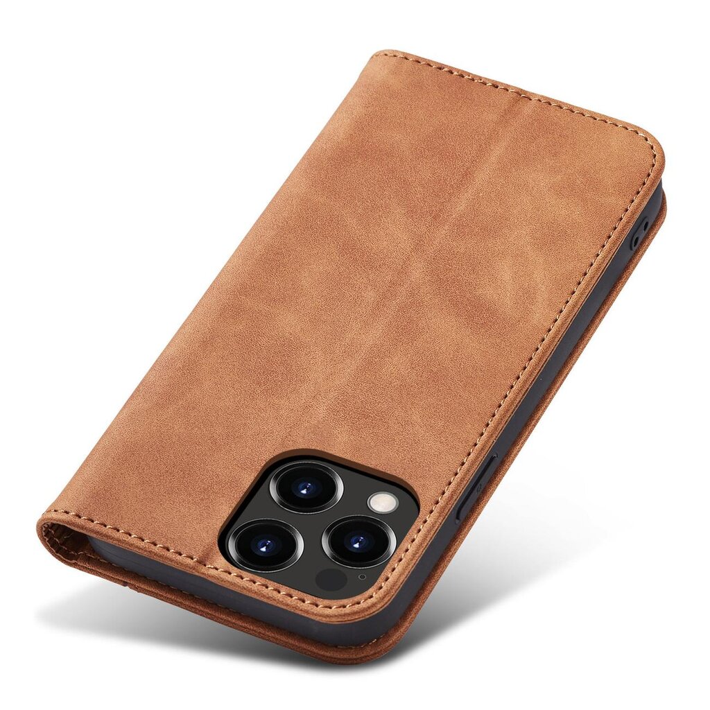 Hurtel Magnet Fancy Case skirtas iPhone 13 Pro, rudas kaina ir informacija | Telefono dėklai | pigu.lt