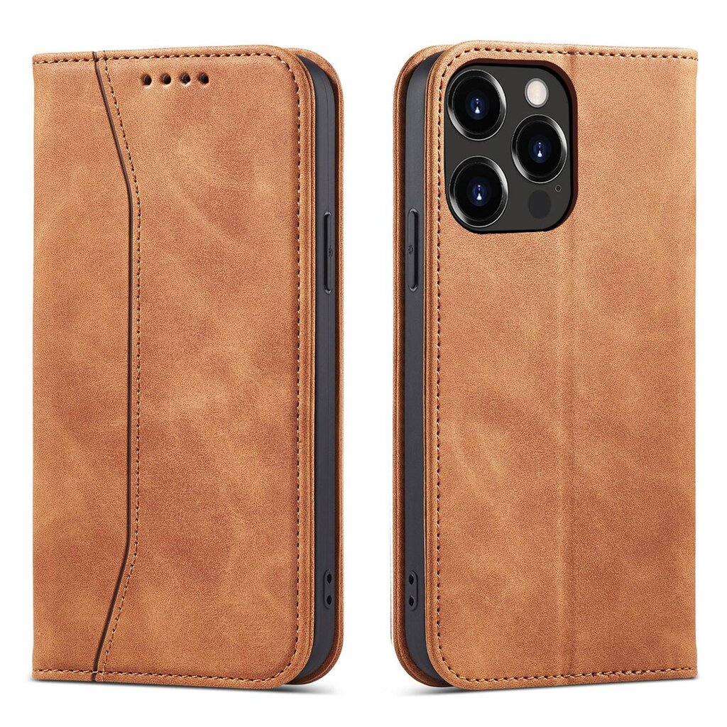 Hurtel Magnet Fancy Case skirtas iPhone 13 Pro, rudas kaina ir informacija | Telefono dėklai | pigu.lt