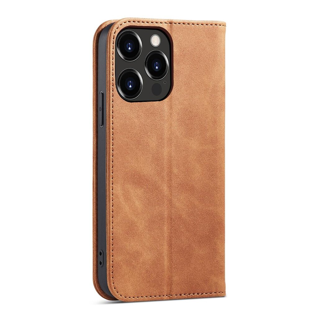 Hurtel Magnet Fancy Case skirtas iPhone 13 Pro Max, rudas kaina ir informacija | Telefono dėklai | pigu.lt