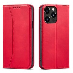 Hurtel Magnet Fancy Case skirtas iPhone 13 Pro Max, raudonas kaina ir informacija | Telefono dėklai | pigu.lt