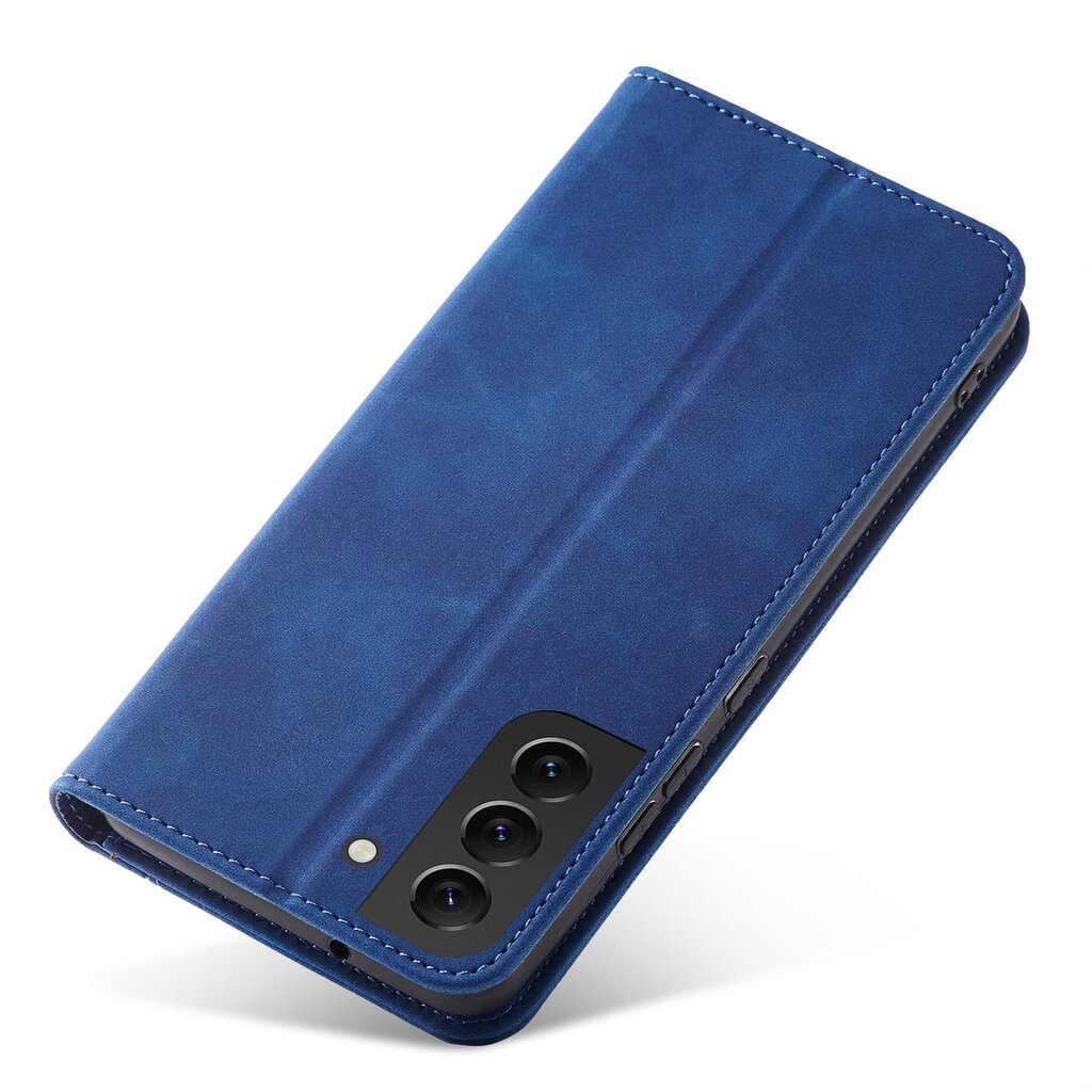 Hurtel Magnet Fancy Case skirtas Samsung Galaxy S22 + (S22 Plus), mėlynas kaina ir informacija | Telefono dėklai | pigu.lt