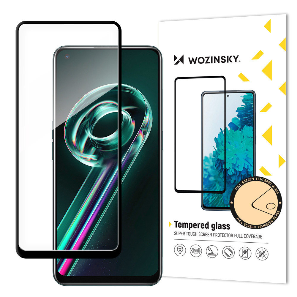 Wozinsky Realme 9 pro + (9 pro plus) black kaina ir informacija | Apsauginės plėvelės telefonams | pigu.lt