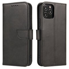 Hurtel Magnet Elegant Case skirtas Realme 9i, juodas kaina ir informacija | Telefono dėklai | pigu.lt