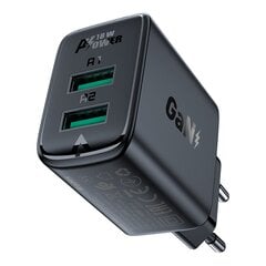 Acefast зарядное устройство 2x USB 18W QC 3.0, AFC, FCP  цена и информация | Зарядные устройства для телефонов | pigu.lt