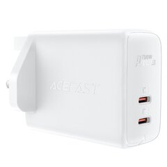 Acefast GaN зарядное устройство (UK) 2x USB Type C 50W, Power Delivery, PPS, Q3 3.0, AFC, FCP (A32 UK) цена и информация | Зарядные устройства для телефонов | pigu.lt