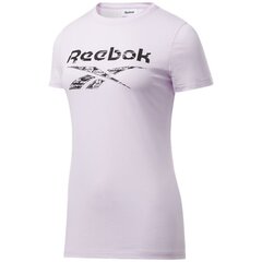 Marškinėliai moterims Reebok Te Graphic Tee FK6738, rožiniai kaina ir informacija | Marškinėliai moterims | pigu.lt