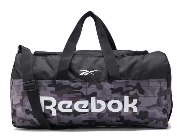 Sportinis krepšys Reebok Act Core Gr M Grip NS, juodas kaina ir informacija | Kuprinės ir krepšiai | pigu.lt