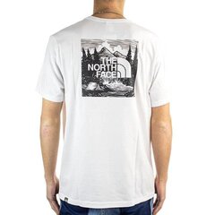 Marškinėliai vyrams The North Face NF0A2ZXEFN4, balti цена и информация | Мужские футболки | pigu.lt