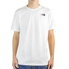 Marškinėliai vyrams The North Face NF0A2ZXEFN4, balti цена и информация | Мужские футболки | pigu.lt
