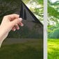 Anti-UV apsauga nuo saulės langų plėvelė, nuimamas, nepermatomas, apsaugantis nuo saulės stiklinis dangtelis namams ir biurui Magic Black 1 vnt (juodas, 40 x 300 cm) kaina ir informacija | Interjero lipdukai | pigu.lt