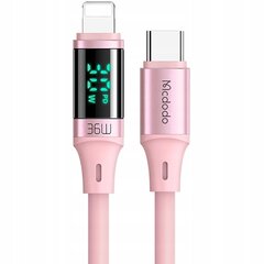 Mcdodo DIGITAL PRO USB-C Lightning 20W 1,2 м розовый телефонный кабель цена и информация | Кабели для телефонов | pigu.lt